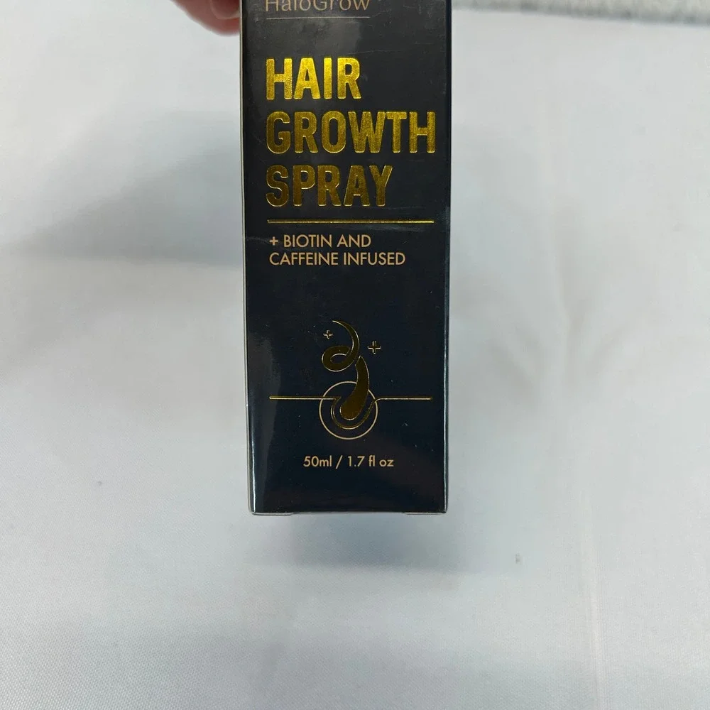 HaloGrow Hair Growth Spray 3 Pack Biotin and Caffeine Infused 50ml 1.7 fl oz NEW